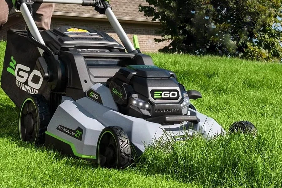 best battery operated push mower