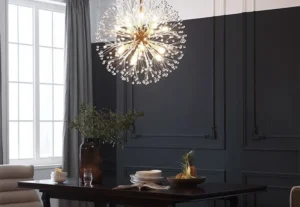 Read more about the article Elevate Your Dining Room Experience with a Metal and Crystal Chandelier