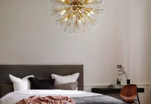 Read more about the article Embrace the Enchanting Aura of a Boho Crystal Chandelier in Your Dining Room