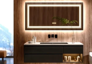 Read more about the article Transforming Mornings: The Power of a Vanity with Mirror and Lights