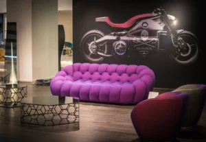 Read more about the article Redefining Living Room Luxury with Bubble Couch Blue